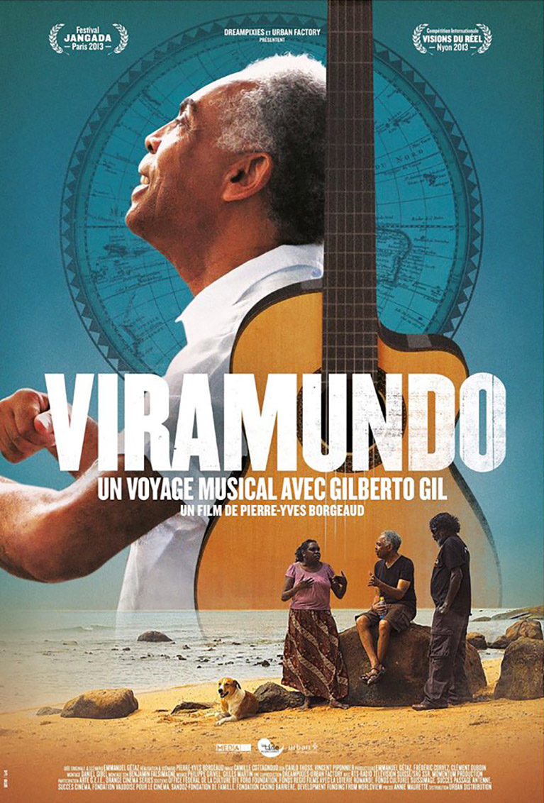 Official poster Viramundo, Un voyage musical avec Gilberto Gil